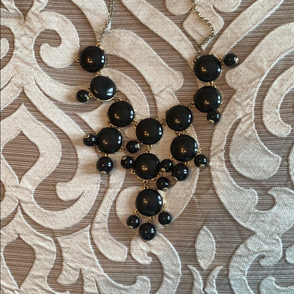 Black bubble necklace
